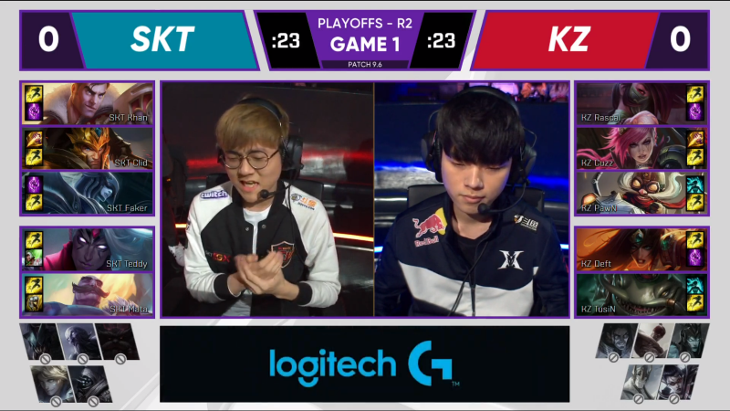 LCK Playoff 2019: SKT 3> 0 KZ - Excellent competition, Faker and his allies kill Kingzone 1