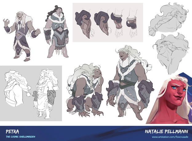 League of Legends Fan Made: Admire new generals Petra – The cosmic shieldmaiden 5