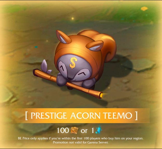 League of Legends: Appearance the Little Squirrel Teemo Skin - super cute, the mushroom fruit also turns into huge chestnuts 3