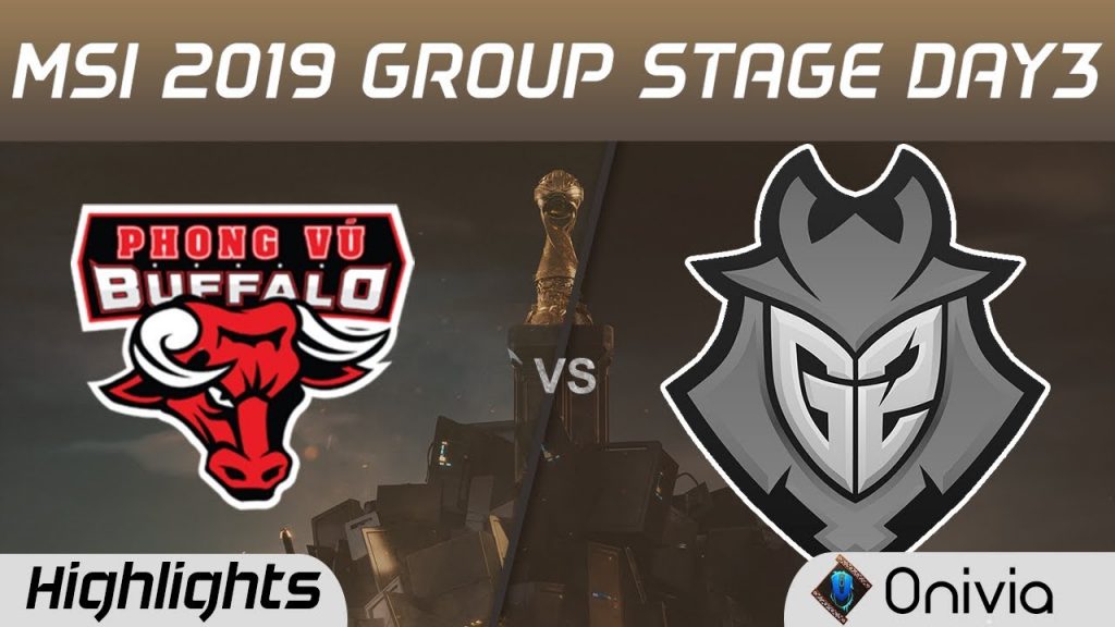 League of Legends: MSI 2019 - Crushing G2, PVB has the first victory at MSI after 3 days of competition 5