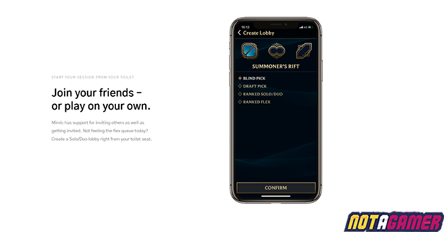 League of Legends: The application allows players to find matches on the Client by phone 3