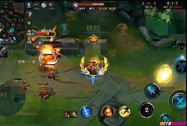 League of Legends: Continuing to reveal 5p Test Garen long video with lots of pictures of LoL Mobile 3