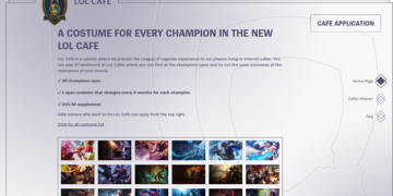 League of Legends: Riot Games' new LOL Cafe system allows players to play Full champions and skins while playing 7