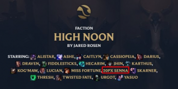 League of Legends: Will Senna have a High Noon Skin next year 5