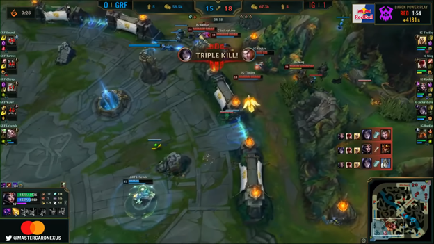 League of Legends: Invictus Gaming completely destroyed Griffin in the BO5 battle 15