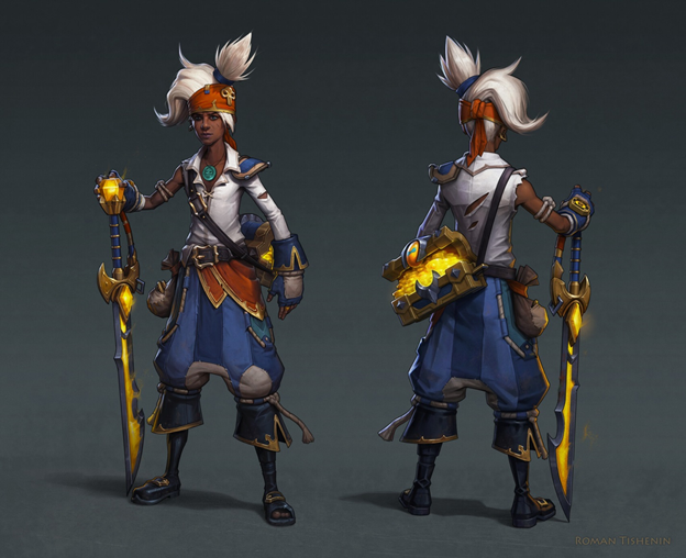 League of Legends: Fans of designing extremely high quality Pirate Ekko Skin 5