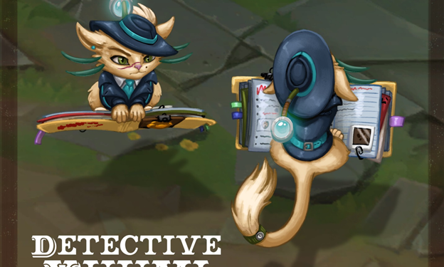 League of Legends: Yuumi's skin transforms Yuumi from Pussy Cat into a cool Detective 1