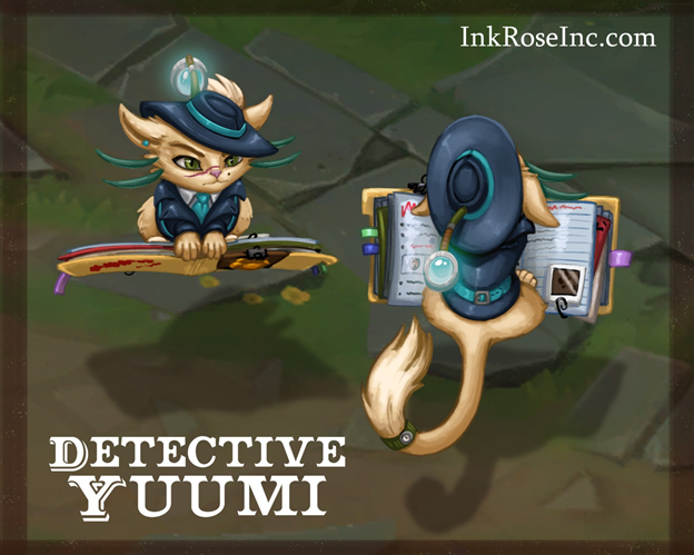 League of Legends: Yuumi's skin transforms Yuumi from Pussy Cat into a cool Detective 2