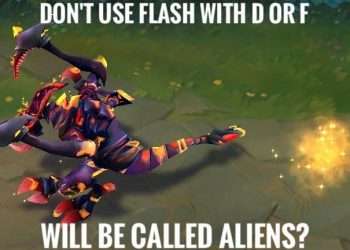 League of Legends: You will be called an alien if you do not use Flash with D or F 1