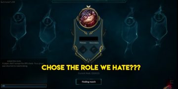 League of Legends: Riot Games should allow gamer to choose the role that they do not want to play the most when ranks ? 5