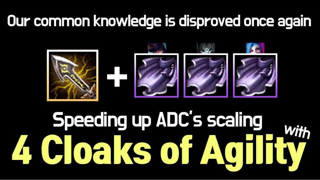 Cloak of Agility is coming to the town- Full of Crit AD Carry rule Korean Challengers. 1