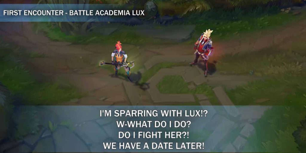 lux ezreal dating)