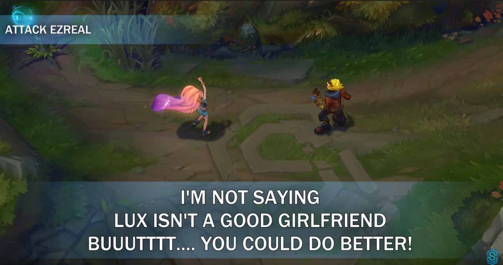 ezreal dating lux