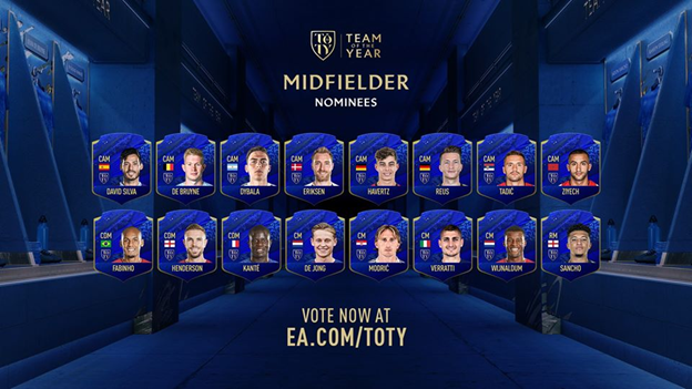 FUT 20 - FO4: Officially announced the list nominees of TOTY 20 4