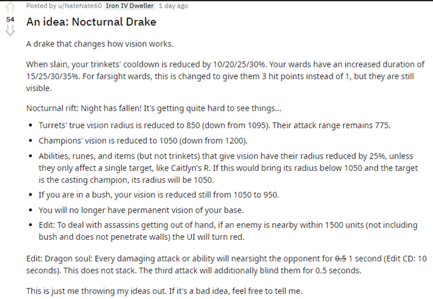 League of Legends: Nocturnal Drake should be added to the game, why not? 17