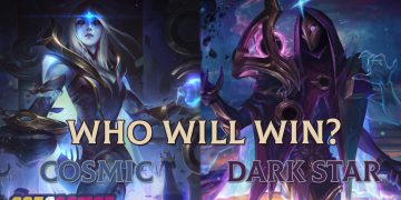 Leitmotiv and skins of the 2020 Events inspired from Dark Star vs Cosmic 7
