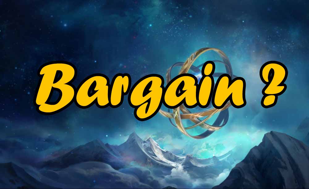 Bargain - The idea of a gem that allows you to reduce your purchase price 2