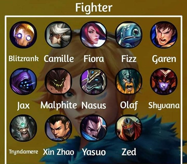 Wild Rift will be divided into six champions class LoL. 7