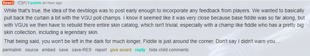 Fiddlesticks rework will soon be released 1