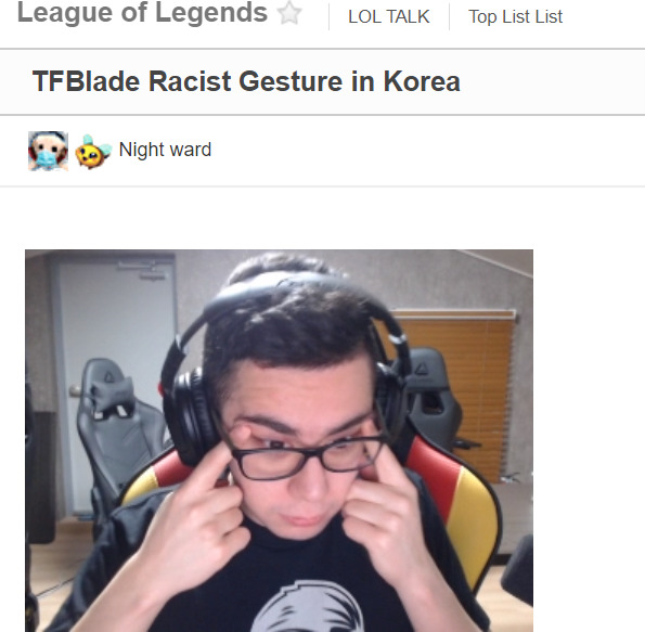 TFBlade was banned forever by Riot Korea - TFBlade Ban