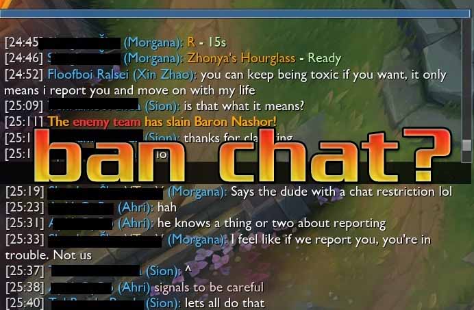 Chat disable league how to How To