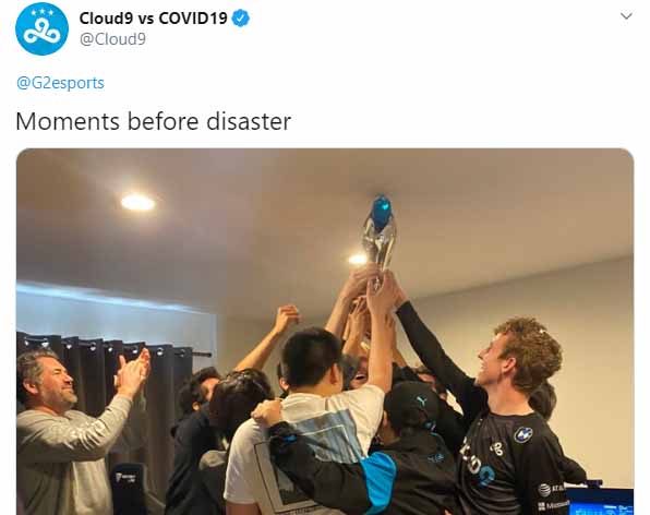 Cloud 9 broke the LCS Trophy