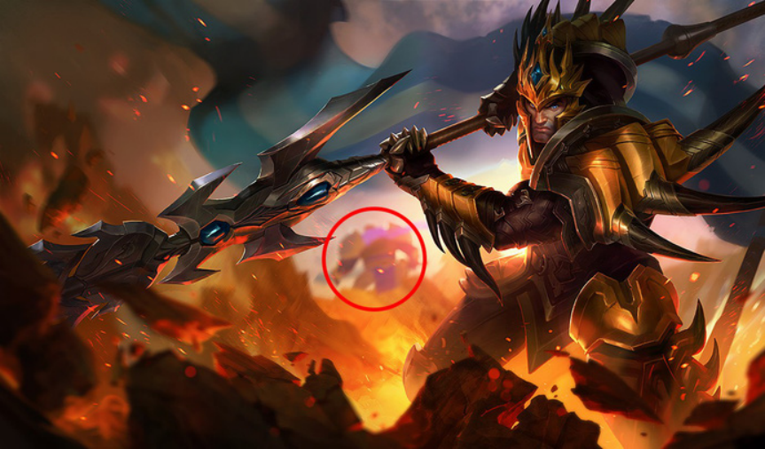 Easter eggs behind League of Legends splash arts that you might have missed. 6