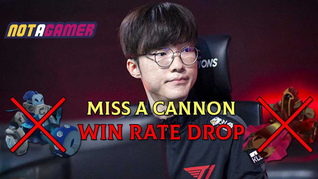 Faker: "Every time you miss a cannon, your percentage of win rate will be dropped" 1