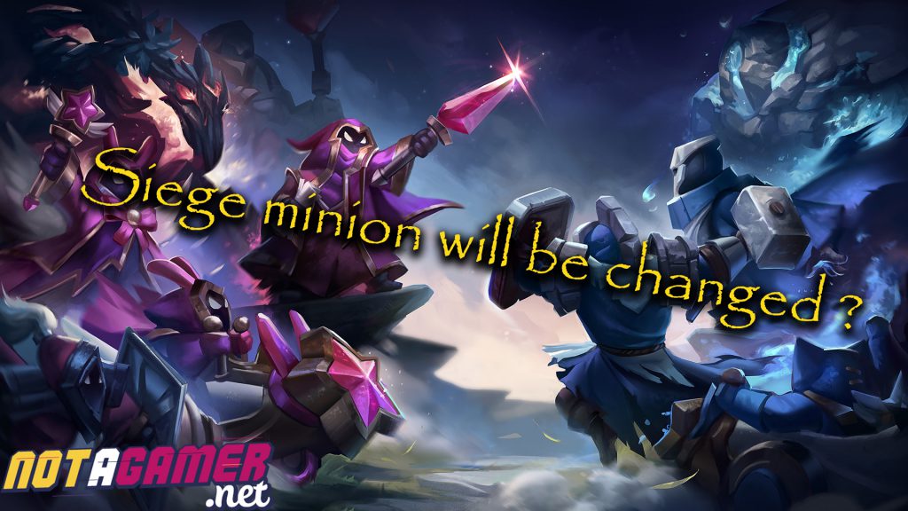 League players now can relieved thank to the rescheduling of siege minion changes 4