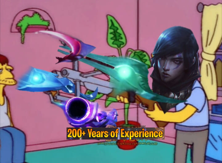 Aphelios and "200 Years of Experience" 2