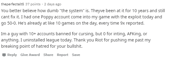RIOT Games and Its 1001 Problems with Inting and Punishment 14