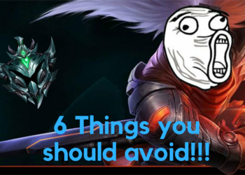 6 Things in League of legends you should avoid if you want to be higher than gold 2