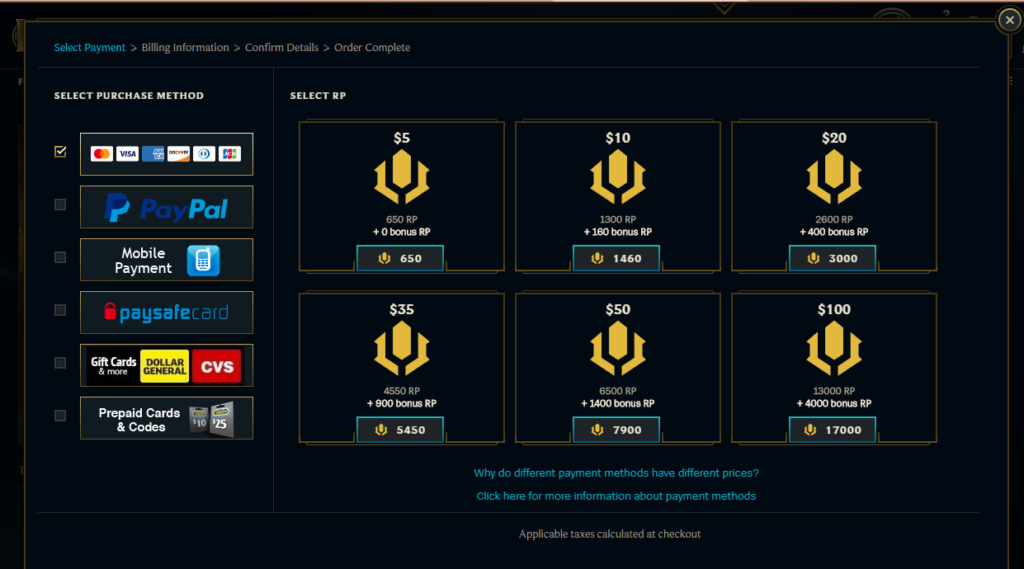 Riot's Announcement of Increasing RP Prices in Specific Regions 2