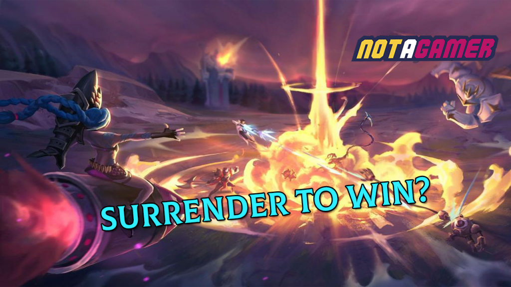 New LoL bug: Surrender to win! 1
