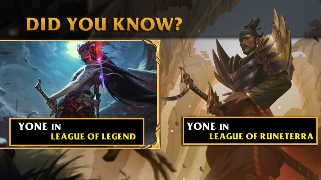 Yone had been Leaked by Riot Games 6 Months ago in LOR and there are more Secrets 2