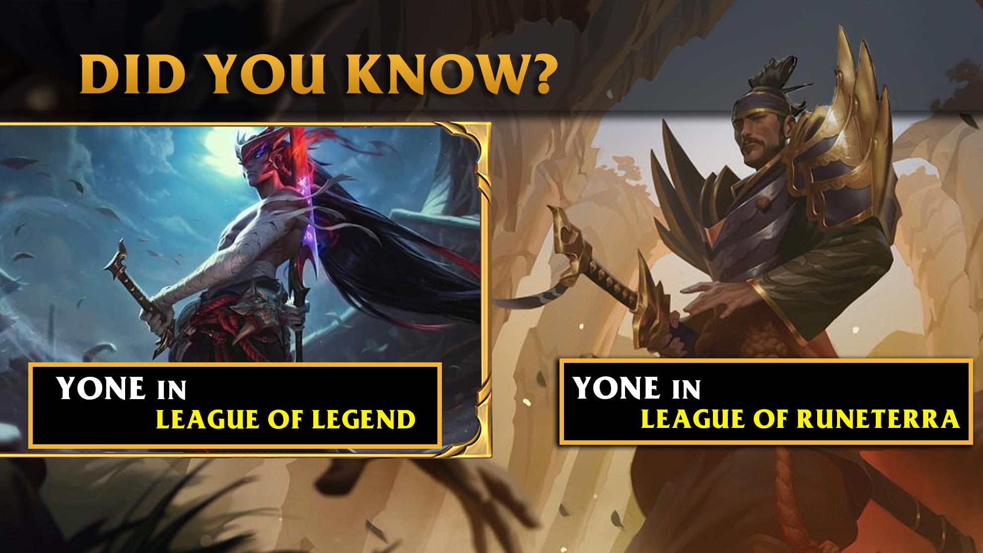 Featured image of post Lol Yasuo Yone Find out all the best bits you need to know from riot games latest we ve covered yasuo s fallen brother yone in previous articles