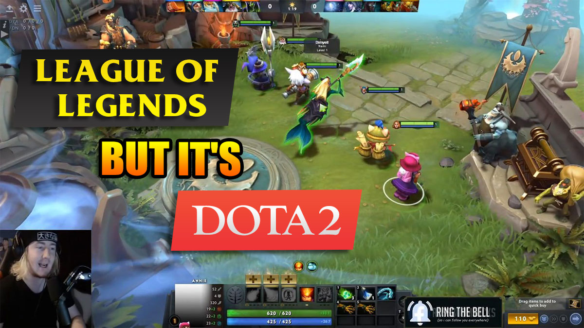 League Of Legends Champions Can Now Play In The World Of Dota 2 Not A Gamer