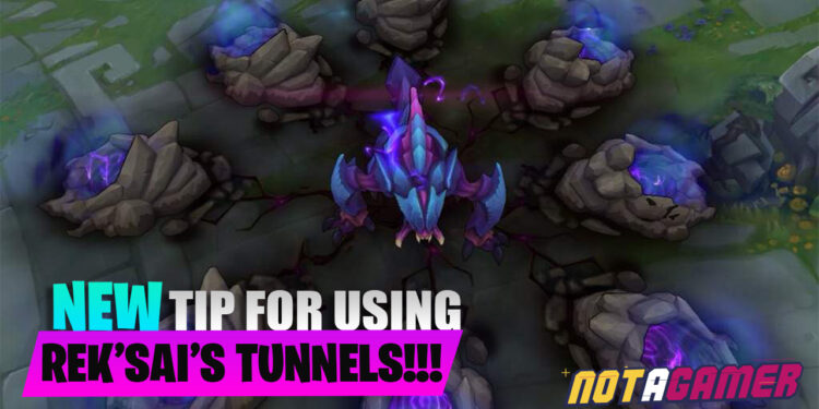 League of Legends: New useful tip for using Rek'sai's tunnels!!! 1