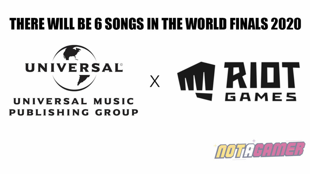 Riot Games collaborate with Universal Music - There will be 6 songs in The World Finals 2020 2