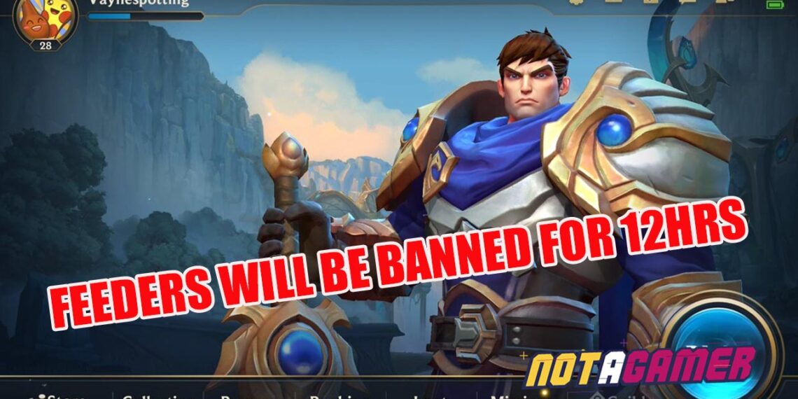 Wild Rift: Reported feeders will be Banned for 12 hours and even more with AFK!!! 1