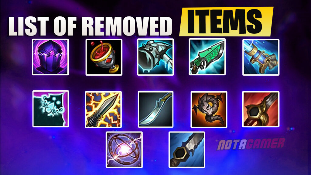 Preseason 2021: List of Removed Legendary Items 1