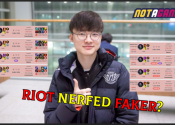 Faker sarcastically blamed Riot for a series of defeats: "Because I'm so good Riot manipulated matching balance." 5