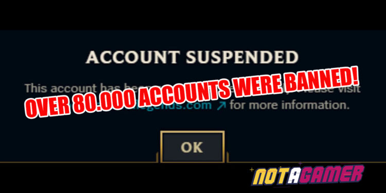 League of Legends: Over 80.000 Chinese accounts received a 10-year ban for violating 1
