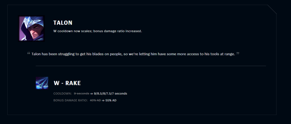 Rules Patch 11.5 with Talon Jungle build from FNC Selfmade 2