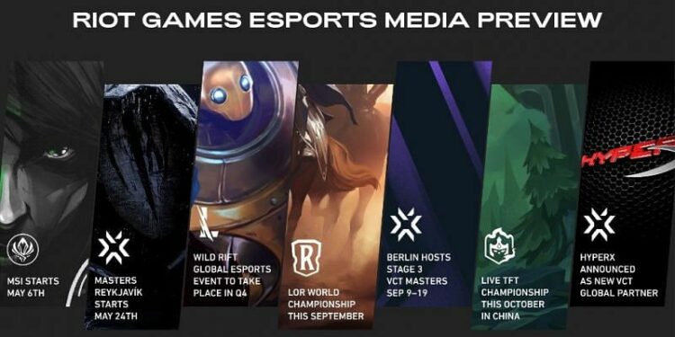 Riot Games esport media preview