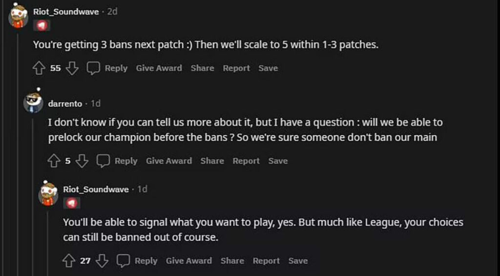 Wild Rift will finally have a banning phrase in Rank Mode from the next patch 2