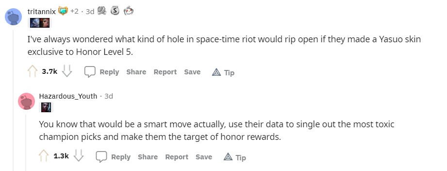 League of Legends: Player came up with an idea to reduce toxicity by using Honor 5 rewards mechanism 3