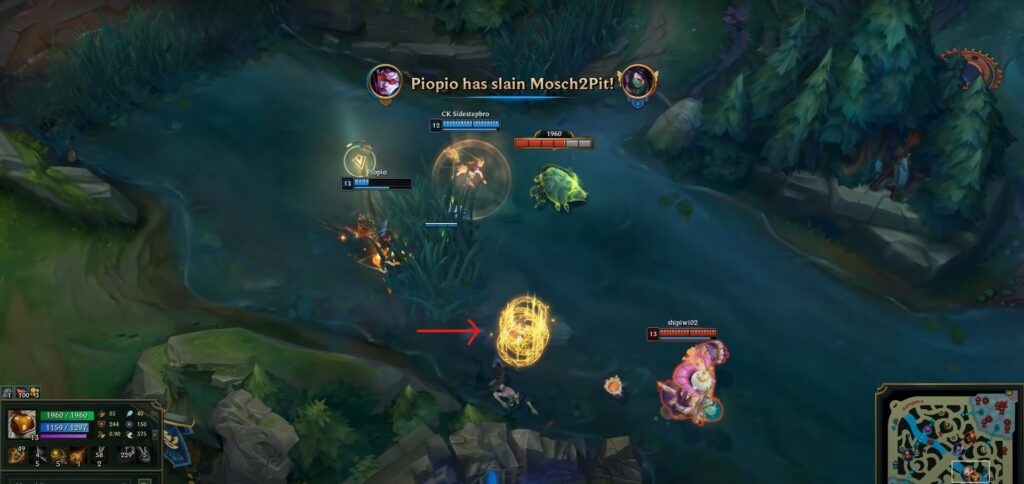Bard newest Bug that enables his Meeps to be targetable 2