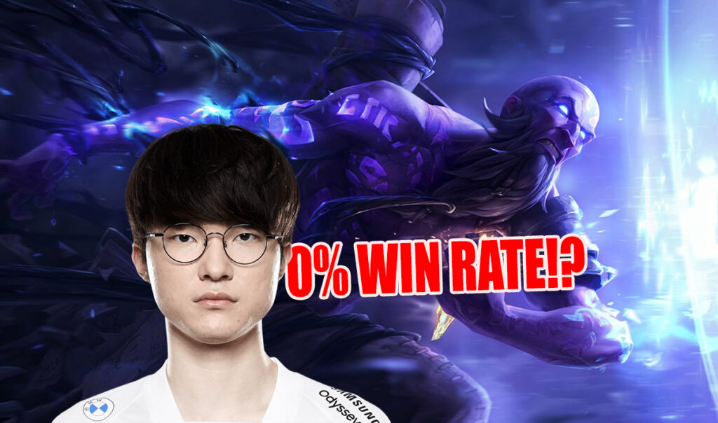 Faker explains why he picks Ryze even though he has a 0% win rate