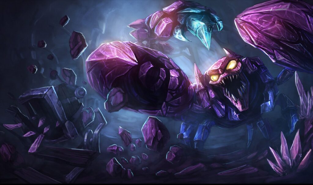 Skarner Rework might change his thematic to a more 'Hextech' look 2